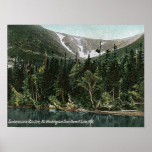 View of Tuckermans Ravine, Mt. Washington Poster