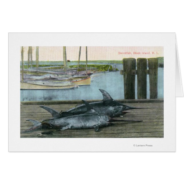 View of Two Swordfish (Front Horizontal)