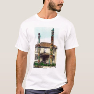 View of Two TotempolesWrangell, AK T-Shirt