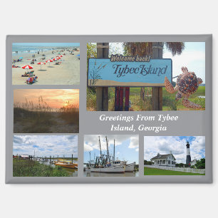 View of Tybee Island, Georgia Magnet