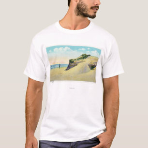View of Typical New England Sand Dunes T-Shirt