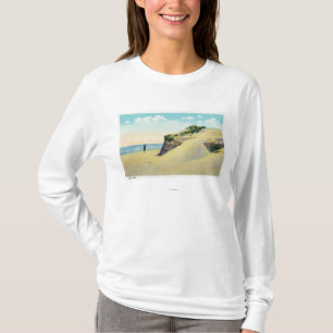 View of Typical New England Sand Dunes T-Shirt