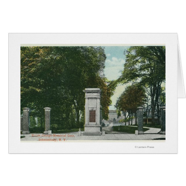 View of Union College Memorial Gate (Front Horizontal)