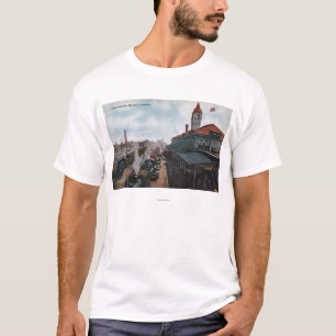 View of Union Station Railroad T-Shirt