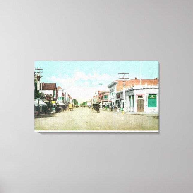 View of University AvenuePalo Alto, CA Canvas Print (Front)