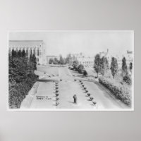 View of University of WA Campus Entrance
