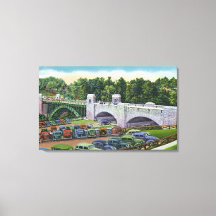View of US Hwy Route 9 Bridge Canvas Print