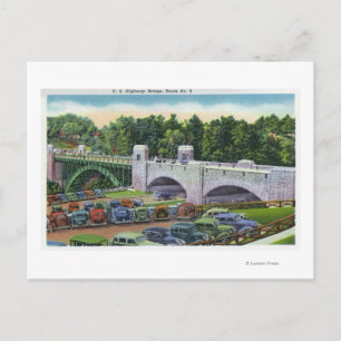 View of US Hwy Route 9 Bridge Postcard