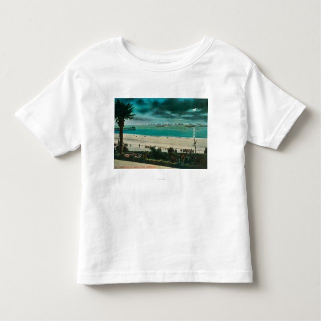 View of US Warships in the OceanSanta Cruz, CA Toddler T-Shirt (Front)