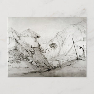 View of Valparaiso, 1834 Postcard