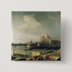 View of Venice 15 Cm Square Badge