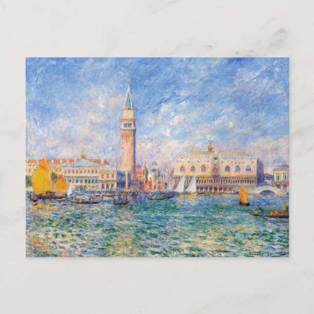View of Venice by Renoir Postcard (Front)