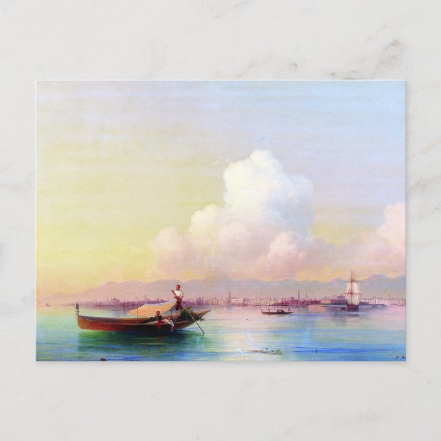 View of Venice from the Lido by Ivan Aivazovsky Postcard (Front)