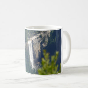 View of Vernal Falls from Glacier Point, CA Coffee Mug