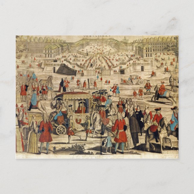 View of Versailles Postcard (Front)