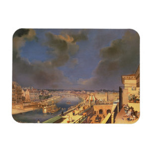 View of Vienna, 1819 (oil on canvas) Magnet