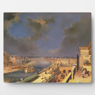 View of Vienna, 1819 (oil on canvas) Plaque