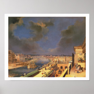 View of Vienna, 1819 (oil on canvas) Poster