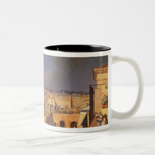 View of Vienna, 1819 (oil on canvas) Two-Tone Coffee Mug