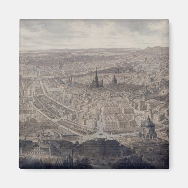 View of Vienna, c.1860 Magnet (Front)