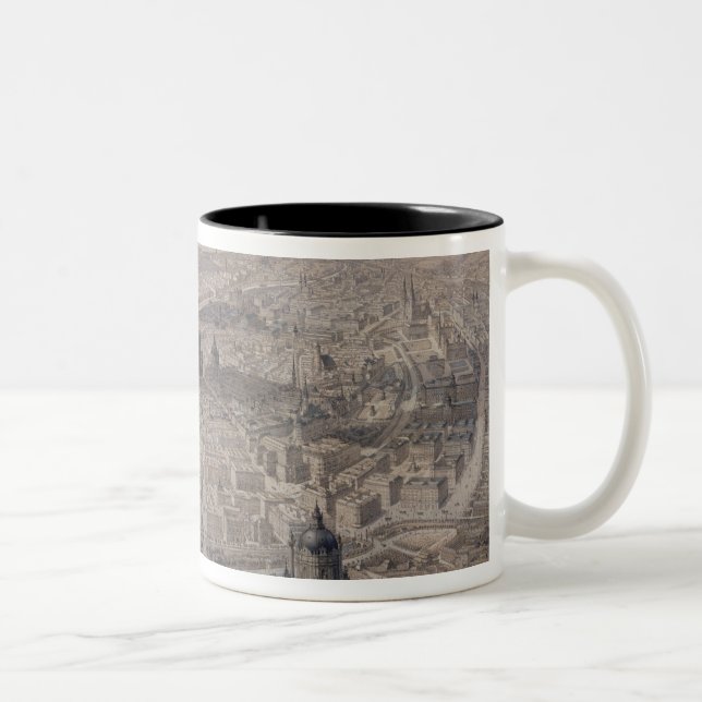 View of Vienna, c.1860 Two-Tone Coffee Mug (Right)