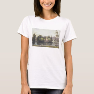 View of Virginia Water with Garden Temples, from ' T-Shirt