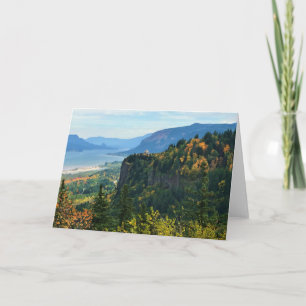 View of Vista House, Columbia River, Oregon Card