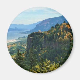 View of Vista House, Columbia River, Oregon Magnet
