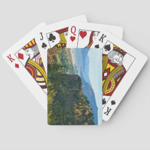 View of Vista House, Columbia River, Oregon Playing Cards