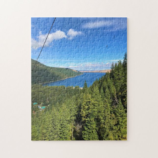 View of Wallowa Lake, Oregon Jigsaw Puzzle (Vertical)