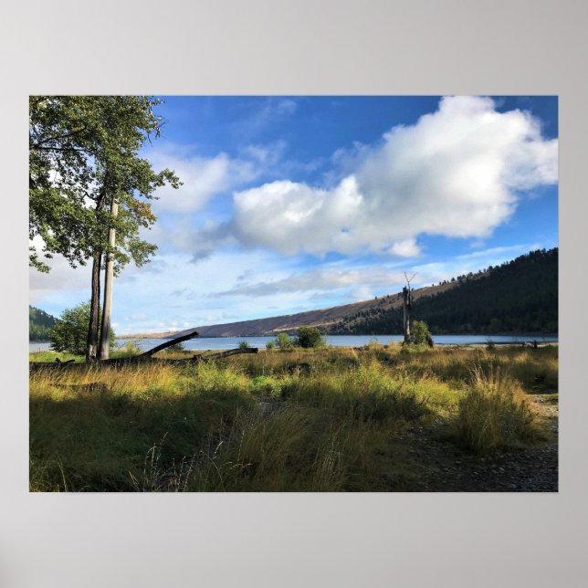 View of Wallowa Lake, Oregon Poster (Front)