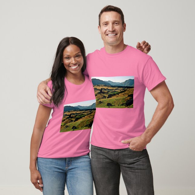 View Of Wanaka From Mt. Iron T-Shirt (Unisex)