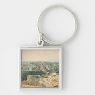 View of Washington, pub. by E. Sachse & Co., 1852 Key Ring