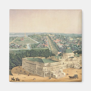 View of Washington, pub. by E. Sachse & Co., 1852 Magnet