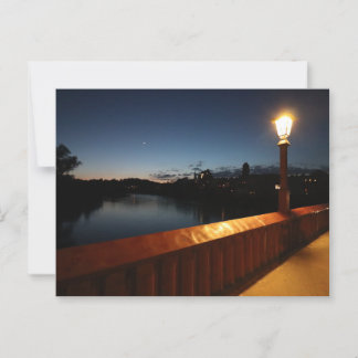 View of Wasserburg am Inn from Rote Bruecke Postcard