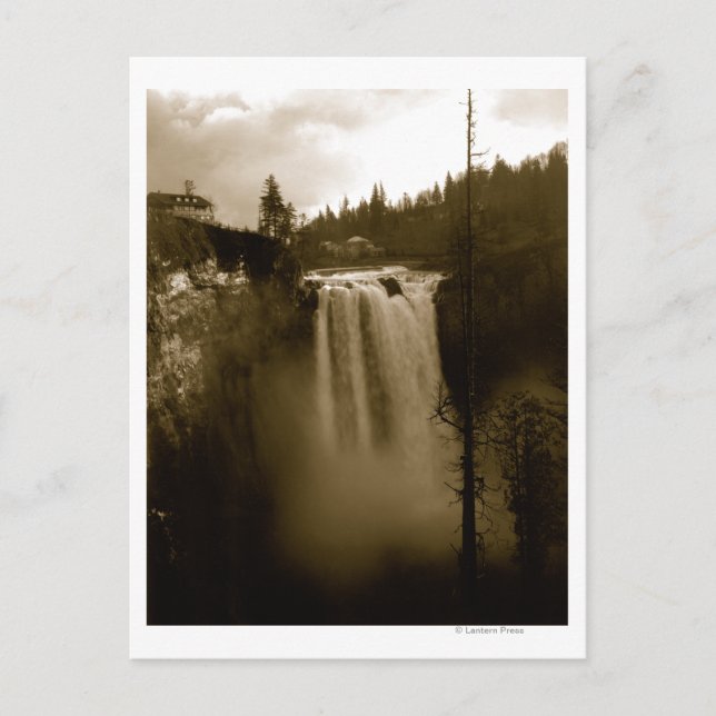 View of Waterfall Postcard (Front)