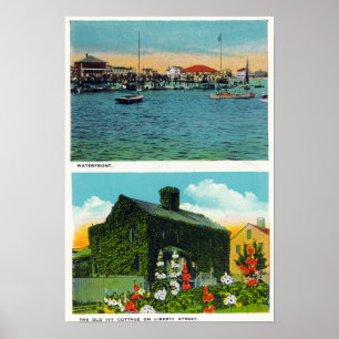 View of Waterfront, Old Ivy Cottage on Liberty Poster