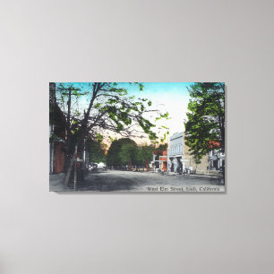 View of West Elm StreetLodi, CA Canvas Print