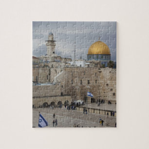 View of Western Wall Plaza, late afternoon Jigsaw Puzzle