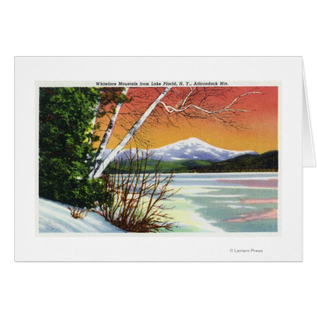 View of Whiteface Mountain from the Lake in (Front Horizontal)