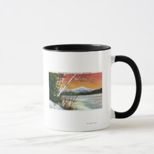 View of Whiteface Mountain from the Lake in Mug