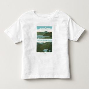View of Whiteface Mt from Signal Hill, Heart Toddler T-Shirt