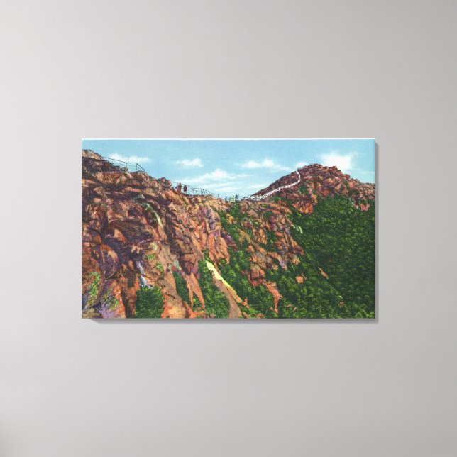 View of Whiteface Mt Summit Canvas Print (Front)