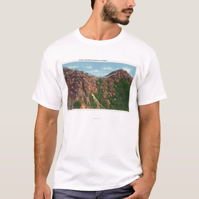 View of Whiteface Mt Summit T-Shirt (Front)