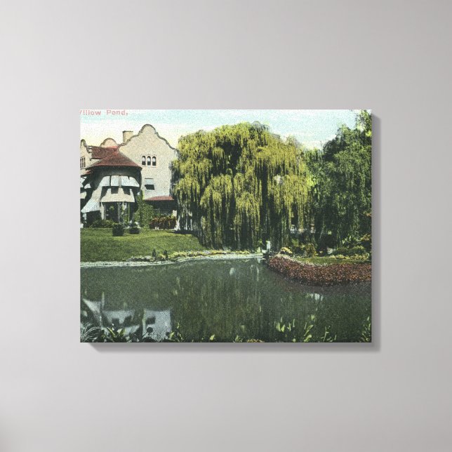 View of Willow Pond Canvas Print (Front)