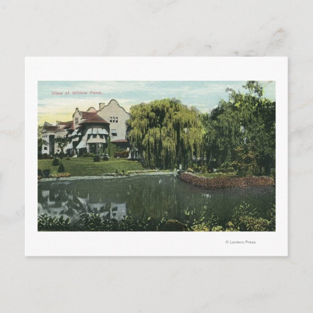 View of Willow Pond Postcard (Front)