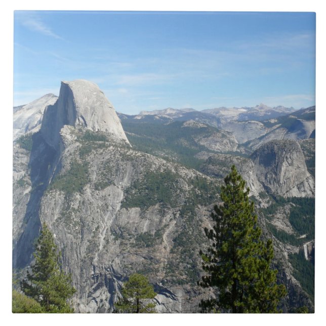 View of Yosemite from Glacier Point, CA Tile (Front)