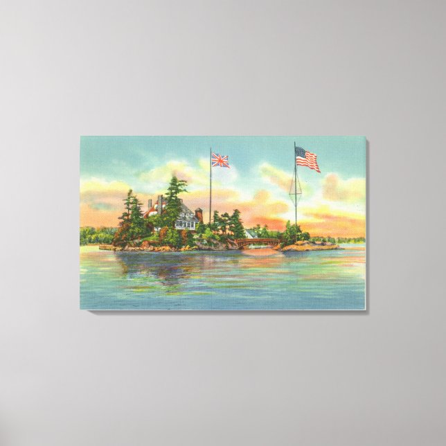 View of Zavikon Island Canvas Print (Front)