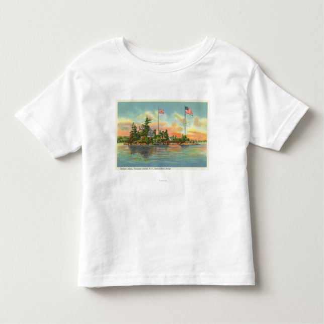 View of Zavikon Island Toddler T-Shirt (Front)