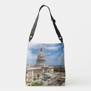 View on a building of Capitol in Havana, Cuba Crossbody Bag